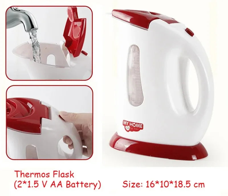 Set Elettrodomestici Giocattolo - Frullatore Caffettiera Mixer Tostapane per Bambini