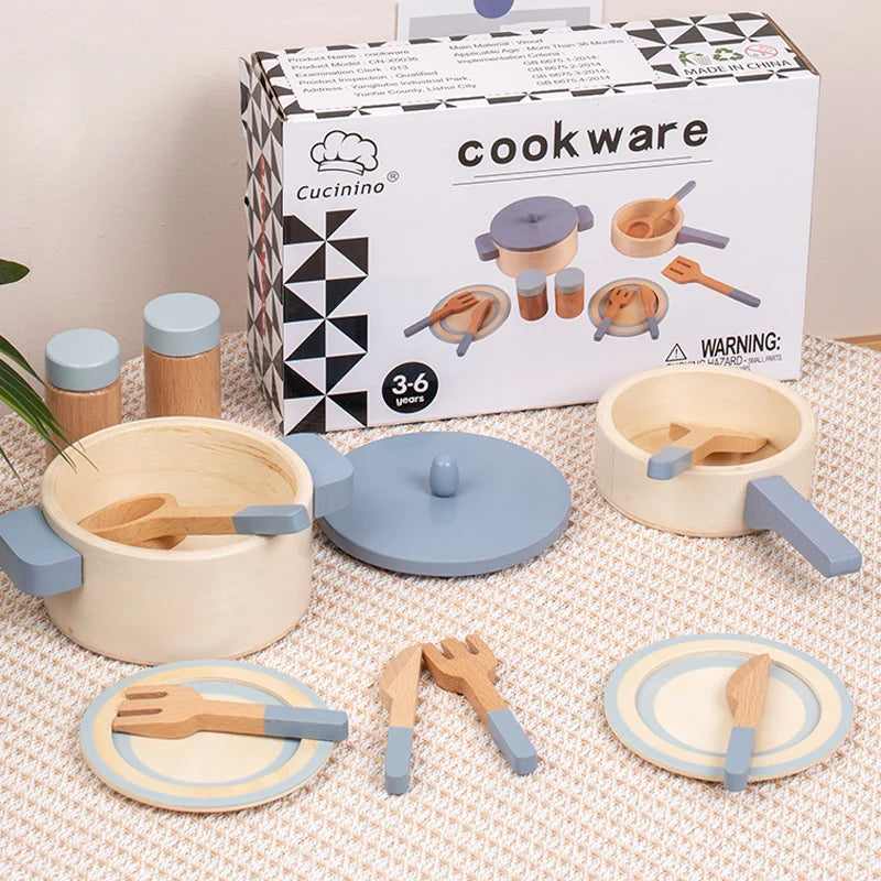 Set Cucina in Legno per Bambini