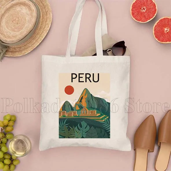 Borsa Canvas Perù