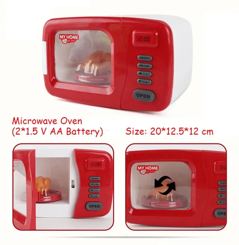 Set Elettrodomestici Giocattolo - Frullatore Caffettiera Mixer Tostapane per Bambini