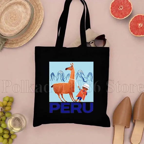 Borsa Canvas Perù