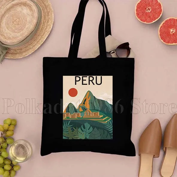 Borsa Canvas Perù