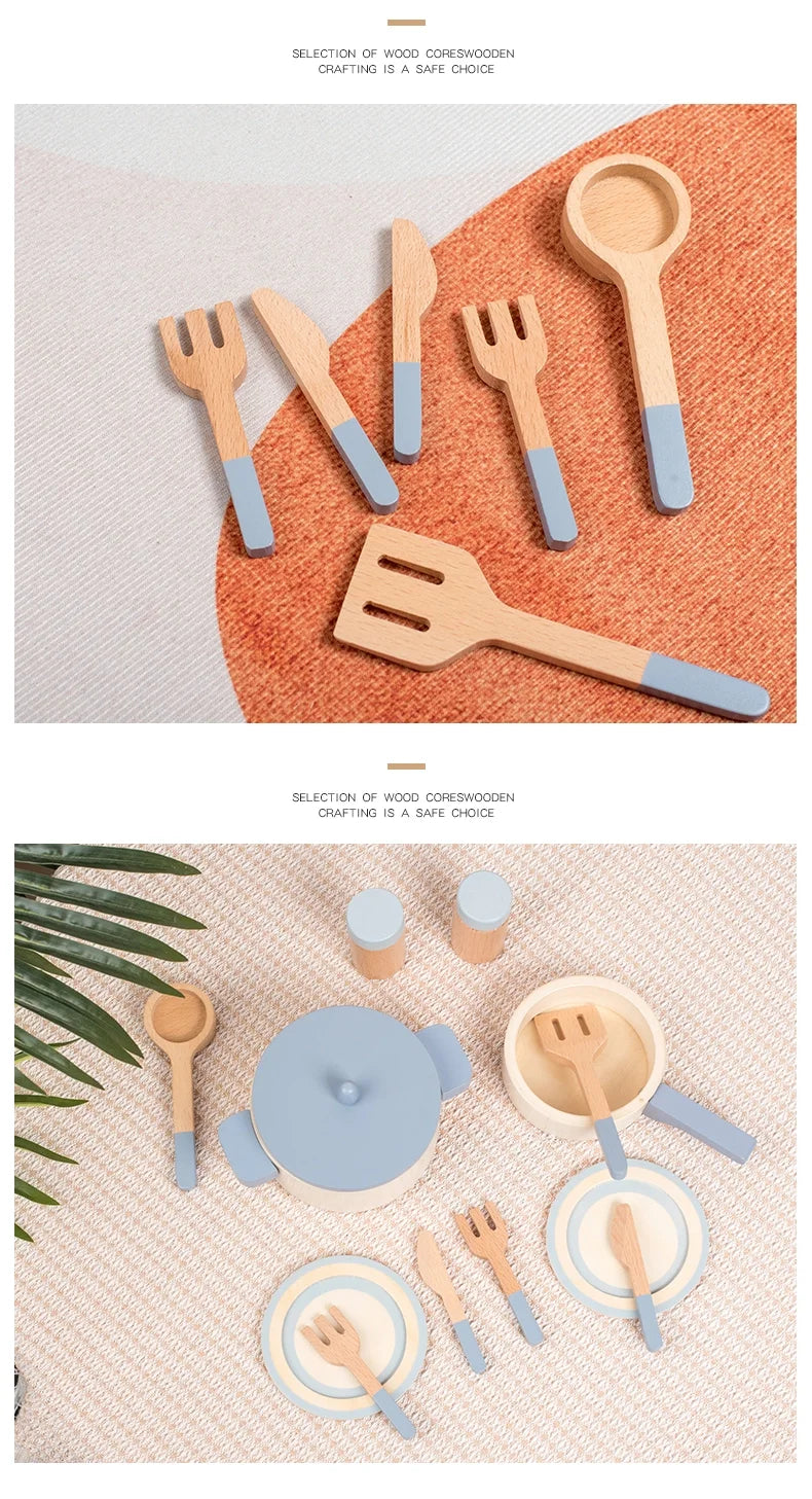 Set Cucina in Legno per Bambini
