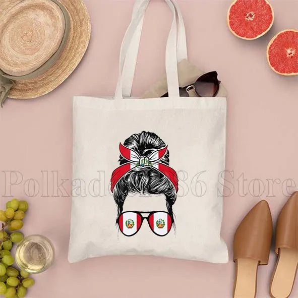 Borsa Canvas Perù