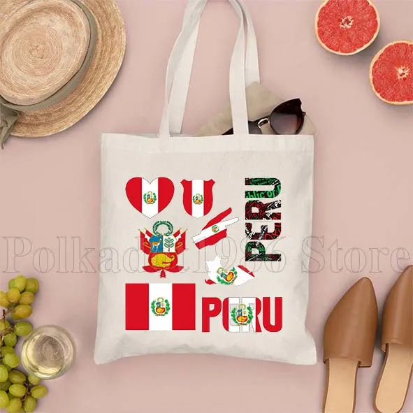 Borsa Canvas Perù