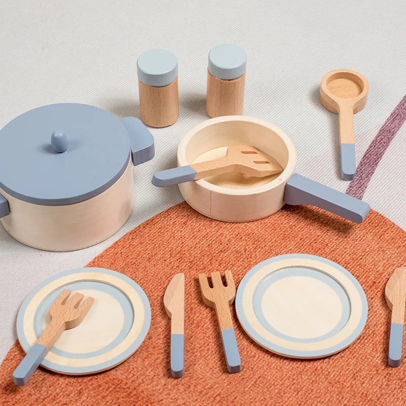 Set Cucina in Legno per Bambini