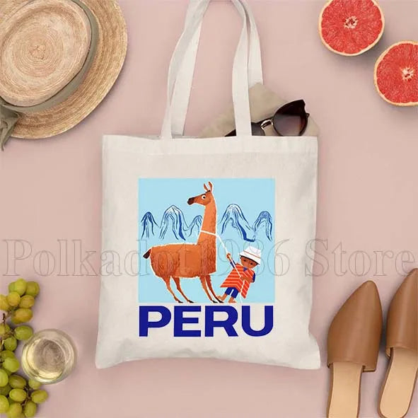 Borsa Canvas Perù