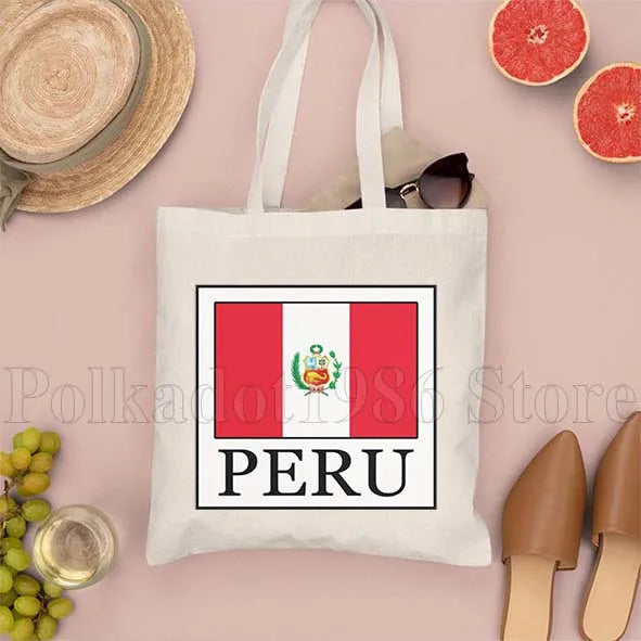 Borsa Canvas Perù