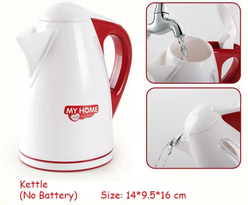 Set Elettrodomestici Giocattolo - Frullatore Caffettiera Mixer Tostapane per Bambini