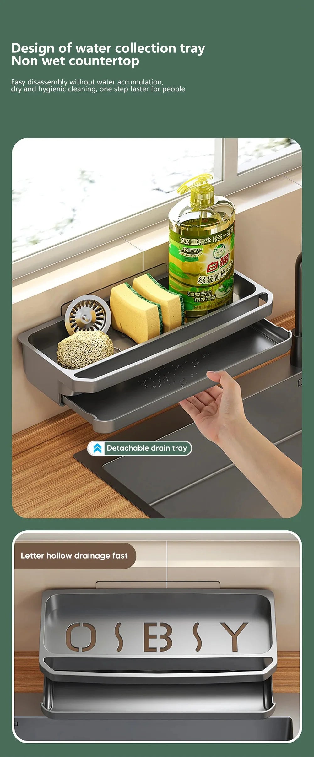 Organizer per Lavello Cucina